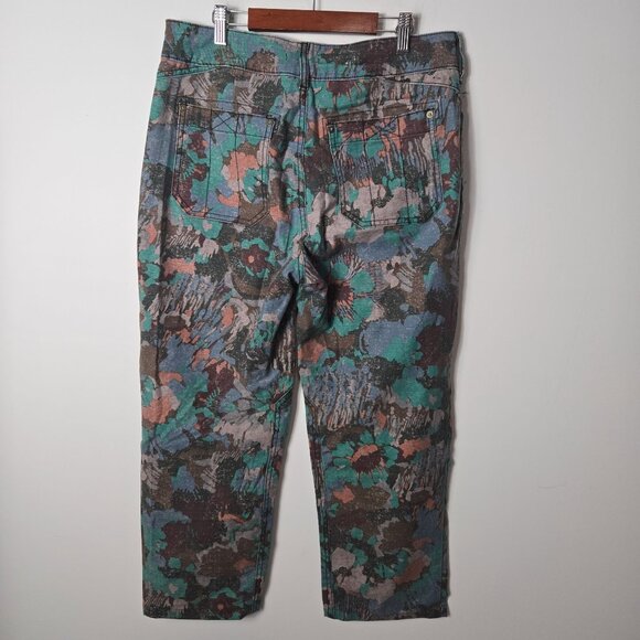 Anthropologie Pilcro Size 29 The Wanderer Utility Artsy Printed Pants Women's - Picture 6 of 14